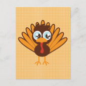 Cute Turkey Briefkaart (Voorkant)