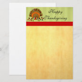 Cute Turkey Briefpapier (Voorkant / Achterkant)
