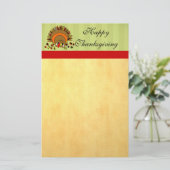 Cute Turkey Briefpapier (Staand voorkant)