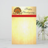 Cute Turkey Briefpapier (Staand voorkant)