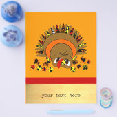 Cute Turkey Flyer (Enkel)