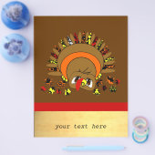 Cute Turkey Flyer (Enkel)