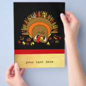 Cute Turkey Flyer (Hand)