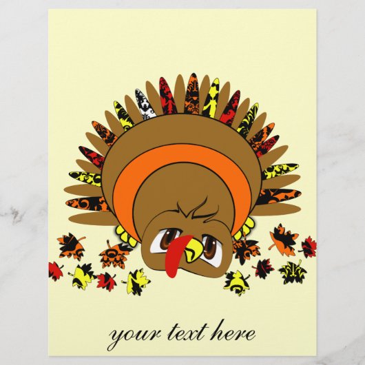 Cute Turkey Flyer (Voorkant)