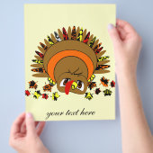 Cute Turkey Flyer (Hand)