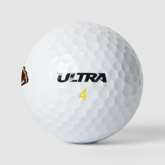 Cute Turkey Golfballen (Logo)