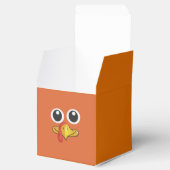 Cute Turkey Happy Editable Thanksgiving Bedankdoosjes (Geopend)