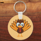 Cute Turkey Sleutelhanger (Voorkant)