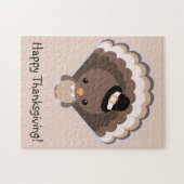 Cute Turkey Thanksgiving Day Legpuzzel (Horizontaal)