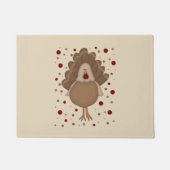 Cute Turkey Thanksgiving Deurmat (Voorkant)