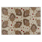 Cute Turkey Thanksgiving Snijplank (Voorkant)