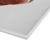 Cute Turkeys Snijplank (Hoek)