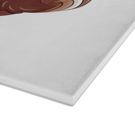 Cute Turkeys Snijplank (Hoek)