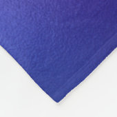 Cute turquoise paarse faux glitter monogram fleece deken (Hoek)