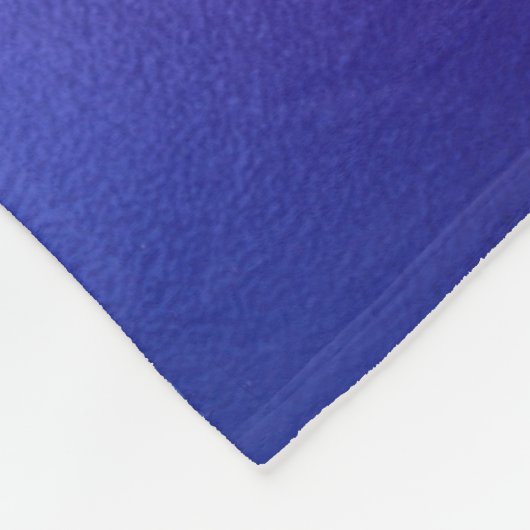 Cute turquoise paarse faux glitter monogram fleece deken (Hoek)