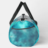 Cute turquoise Silfaux glitter monogram Plunjezak (Rechts)