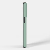 Cute Turquoise simpel Monogram initiaal modern Case-Mate iPhone Case (Achterkant / Rechts)