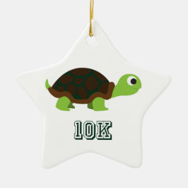 Cute Turtle 10K Keramisch Ornament