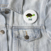 Cute Turtle 10K Ronde Button 5,7 Cm (In situ)