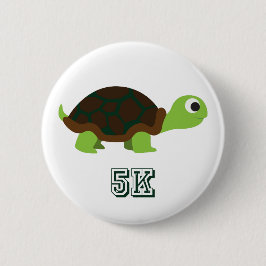 Cute Turtle 5K Ronde Button 5,7 Cm