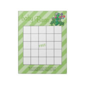 Cute Turtle Baby shower - Bingo Game Notitieblok (Linkerzijde)