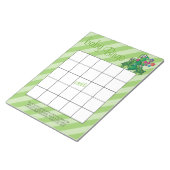 Cute Turtle Baby shower - Bingo Game Notitieblok (Schuin)