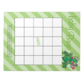 Cute Turtle Baby shower - Bingo Game Notitieblok (Voorkant)