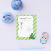 Cute Turtle Baby shower Game Flyer (Enkel)