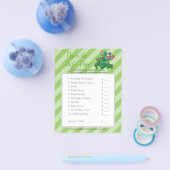 Cute Turtle 🐢 Baby shower Game - Raad Prijs Flyer (Enkel)