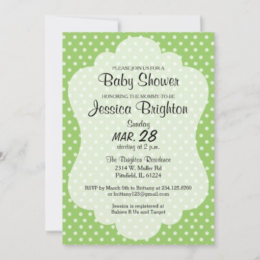 Cute Turtle Baby shower Thema Kaart (Achterkant)
