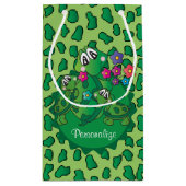 Cute Turtle Baby shower Thema Klein Cadeauzakje (Achterkant)