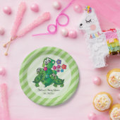 Cute Turtle Baby shower Thema Papieren Bordje (Feest)