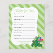 Cute Turtle Baby shower - Wishes Flyer (Voorkant)