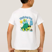 Cute Turtle Birthday Boy 5 – Funny Turtle 5th Birt T-shirt (Achterkant)