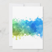 Cute Turtle Birthday Card Kaart (Achterkant)