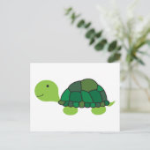 Cute Turtle Briefkaart (Staand voorkant)