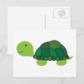 Cute Turtle Briefkaart (Voorkant / Achterkant)