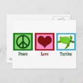 Cute Turtle Briefkaart (Voorkant / Achterkant)