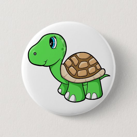 Cute Turtle Button (Voorkant)