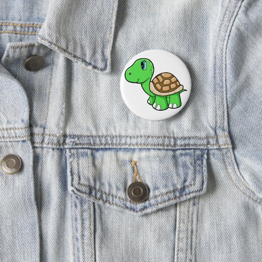 Cute Turtle Button (In situ)