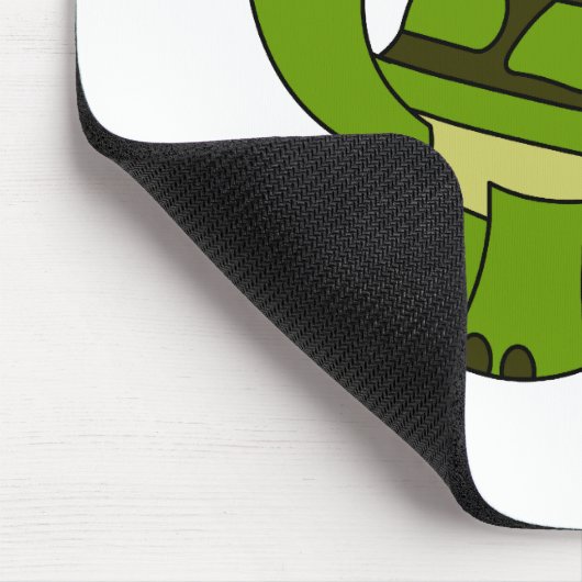 Cute Turtle Cartoon Muismat (Hoek)