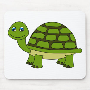 Cute Turtle Cartoon Muismat