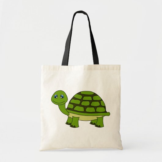 Cute Turtle Cartoon Tote Bag (Voorkant)