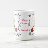 Cute Turtle Christmas Mug Koffiemok (Center)