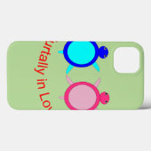 Cute Turtle Couple Case-Mate iPhone Case (Achterkant (horizontaal))
