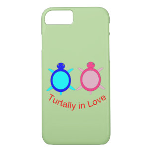 Cute Turtle Couple iPhone 8/7 Hoesje