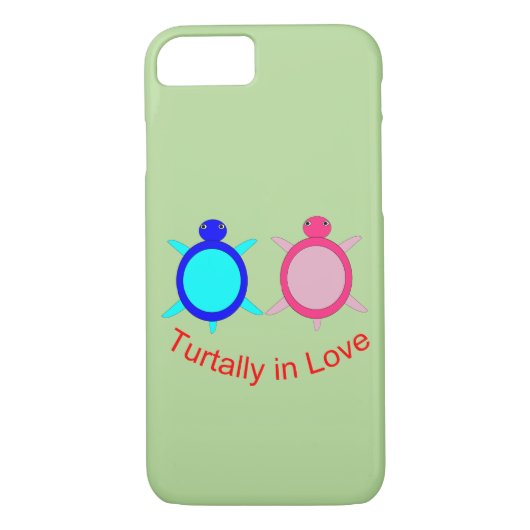 Cute Turtle Couple Case-Mate iPhone Case (Achterkant)