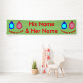 Cute Turtle Couple op maat Spandoek (Insitu)
