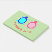 Cute Turtle Couple Post-it® Notes (Schuin)
