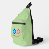 Cute Turtle Couple Sling Bag (Rechterhoek)